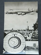 45857 AK Airplane Frankfurt Airport Lufthansa Card Black White Cities