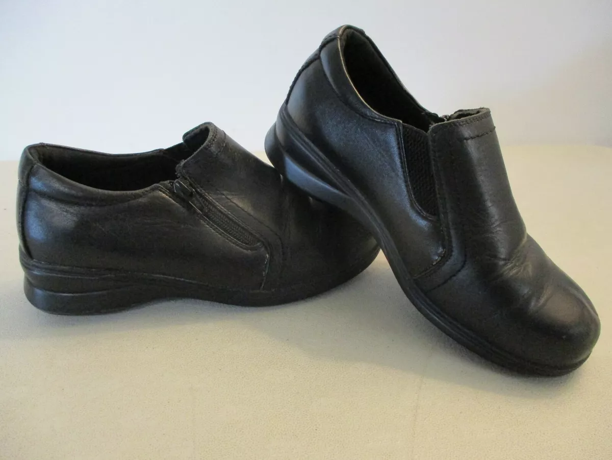 Slip Guardian Women s US 7.5 Work Shoes Black Non Slip Non Marking 6408BK W