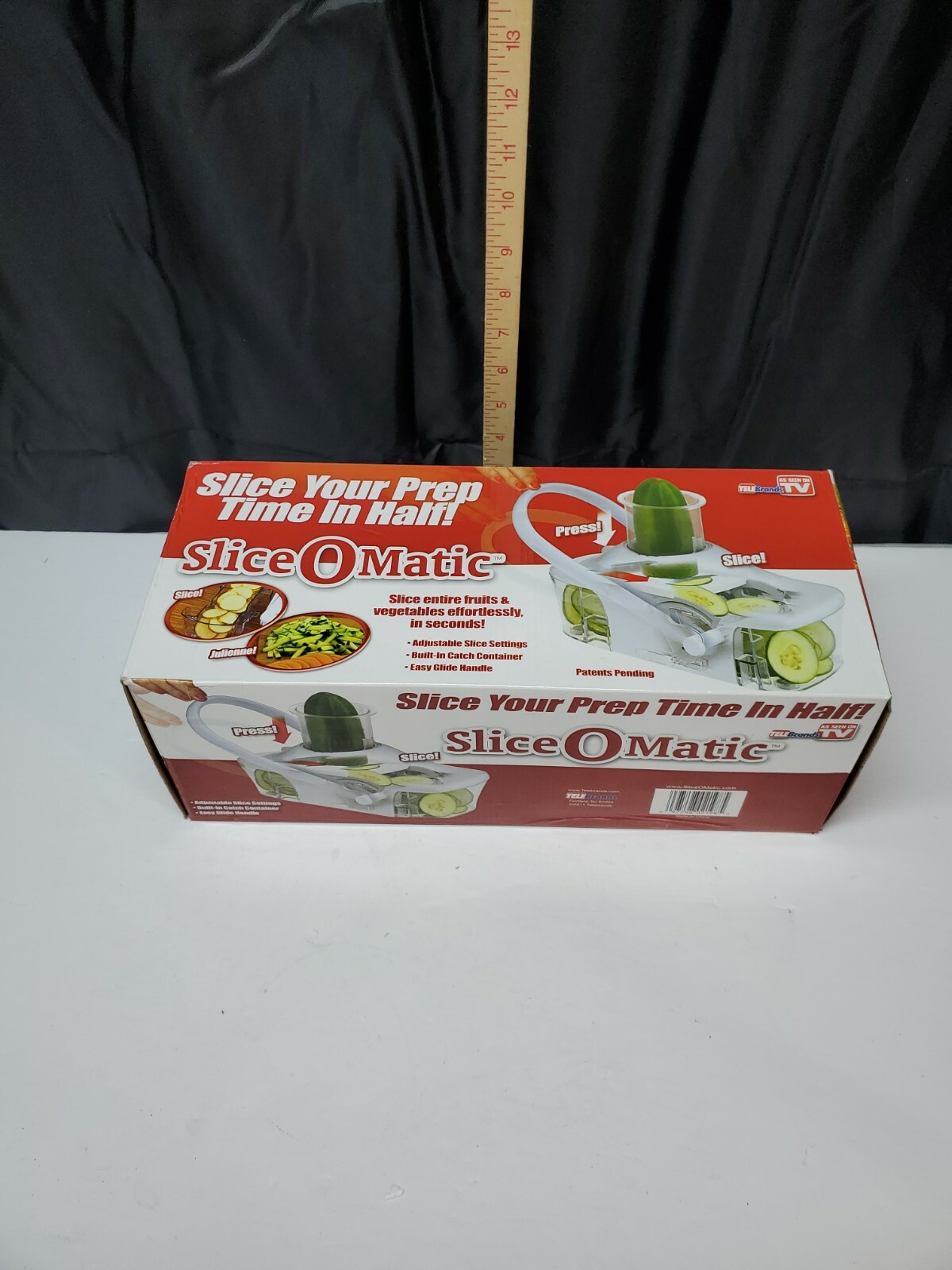 Slice O Matic Telebrands Chop Dice Slice Fruit Vegetable Food Multi Slicer eBay
