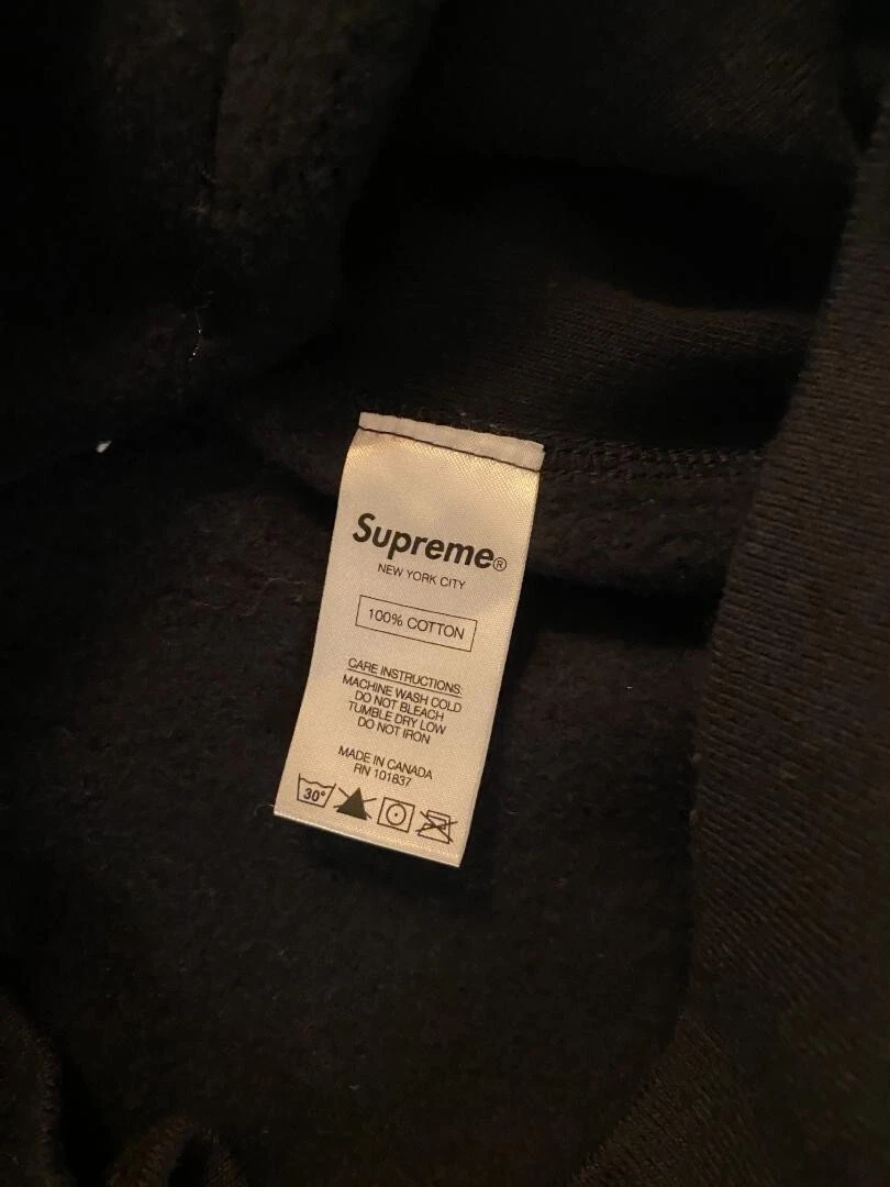 Felpa con cappuccio Supreme 16SS Black Sabbath pullover felpa nera taglia:S