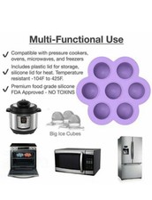 2x Silicone Baby Food Supplement Box  Child Food Storage, ice cub .