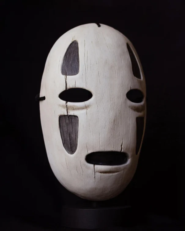 Máscara Darkaonashi | Anime inspirado en la cara | Réplica de resina artesanal Foto 4 de 4