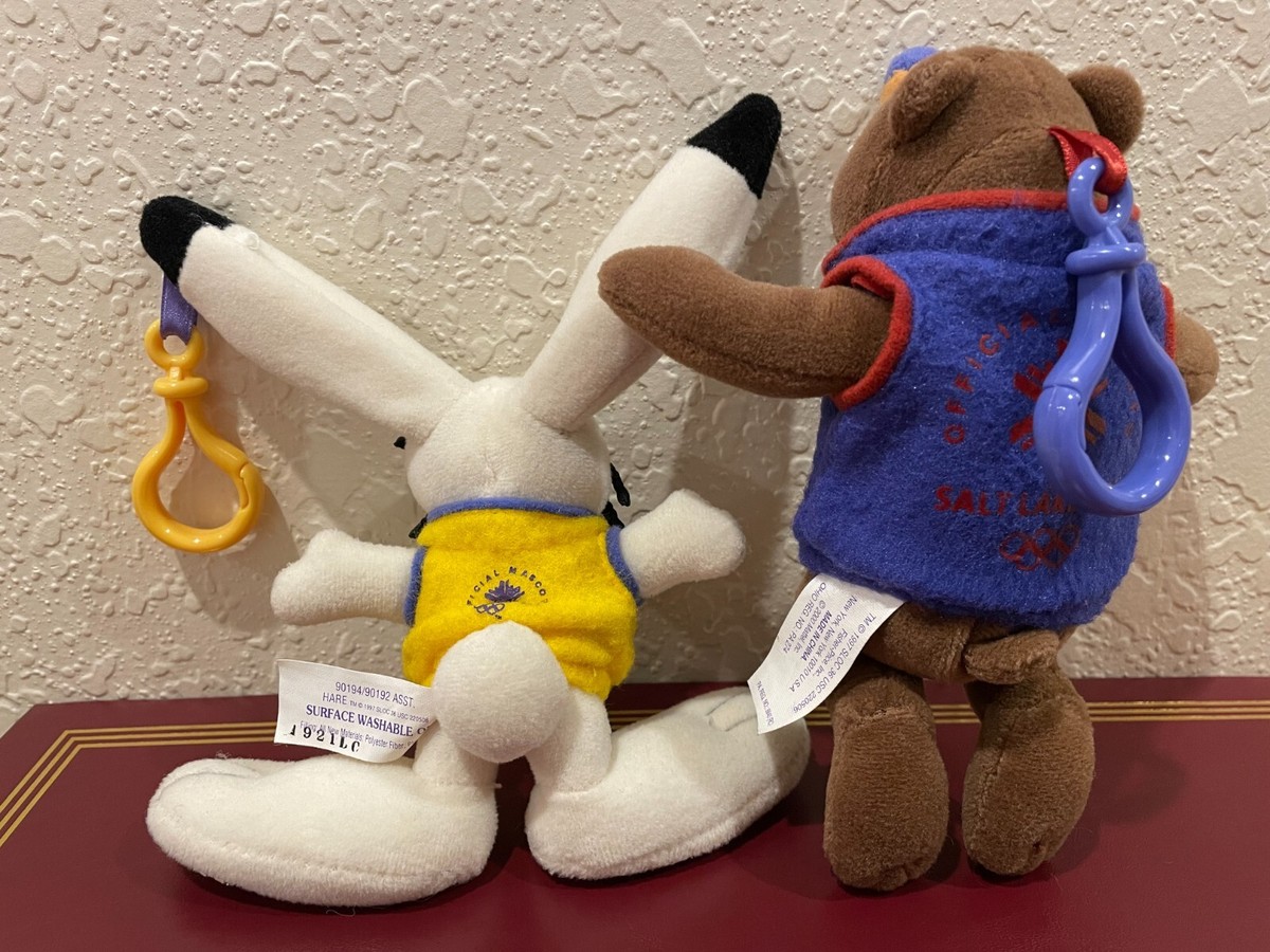 2002 Salt Lake City Utah Winter Olympic Plush Mascots; Coal Bear