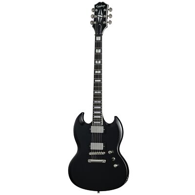Epiphone SG Prophecy Guitar, Fishman Fluence Pickups, Aged Jet Black Metallic