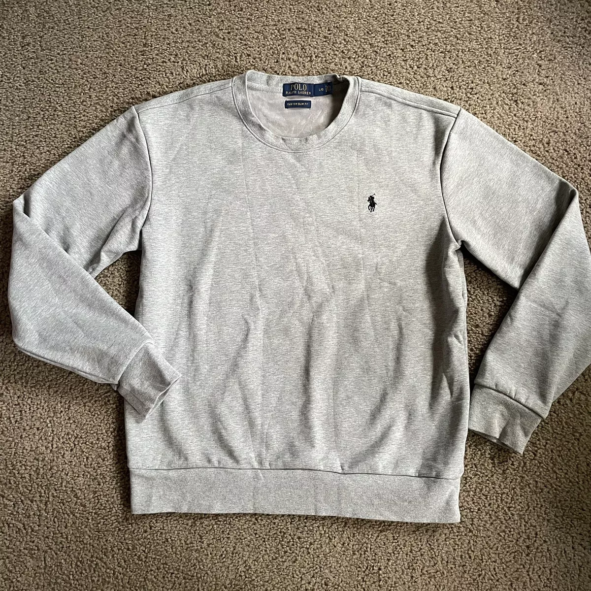 Polo ralph lauren logo crew neck sweatshirt sale