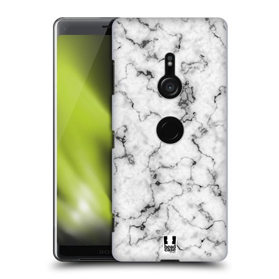 HEAD CASE DESIGNS MARBLE PRINTS HARD BACK CASE & WALLPAPER FOR SONY PHONES 1