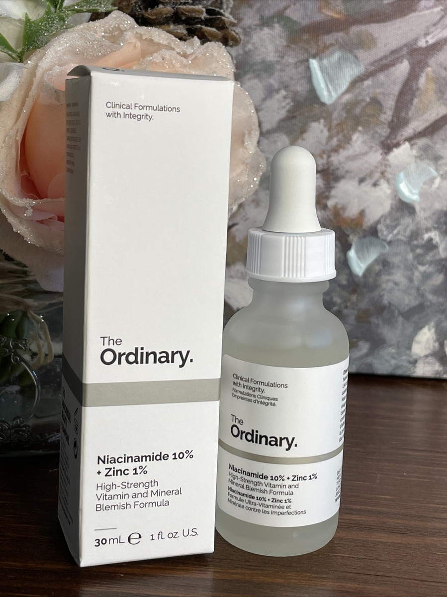 Sérum The Ordinary Niacinamide 10% + Zinc 1% - 30 Ml - Soin éclaircissant Et Anti-imperfections Neuf