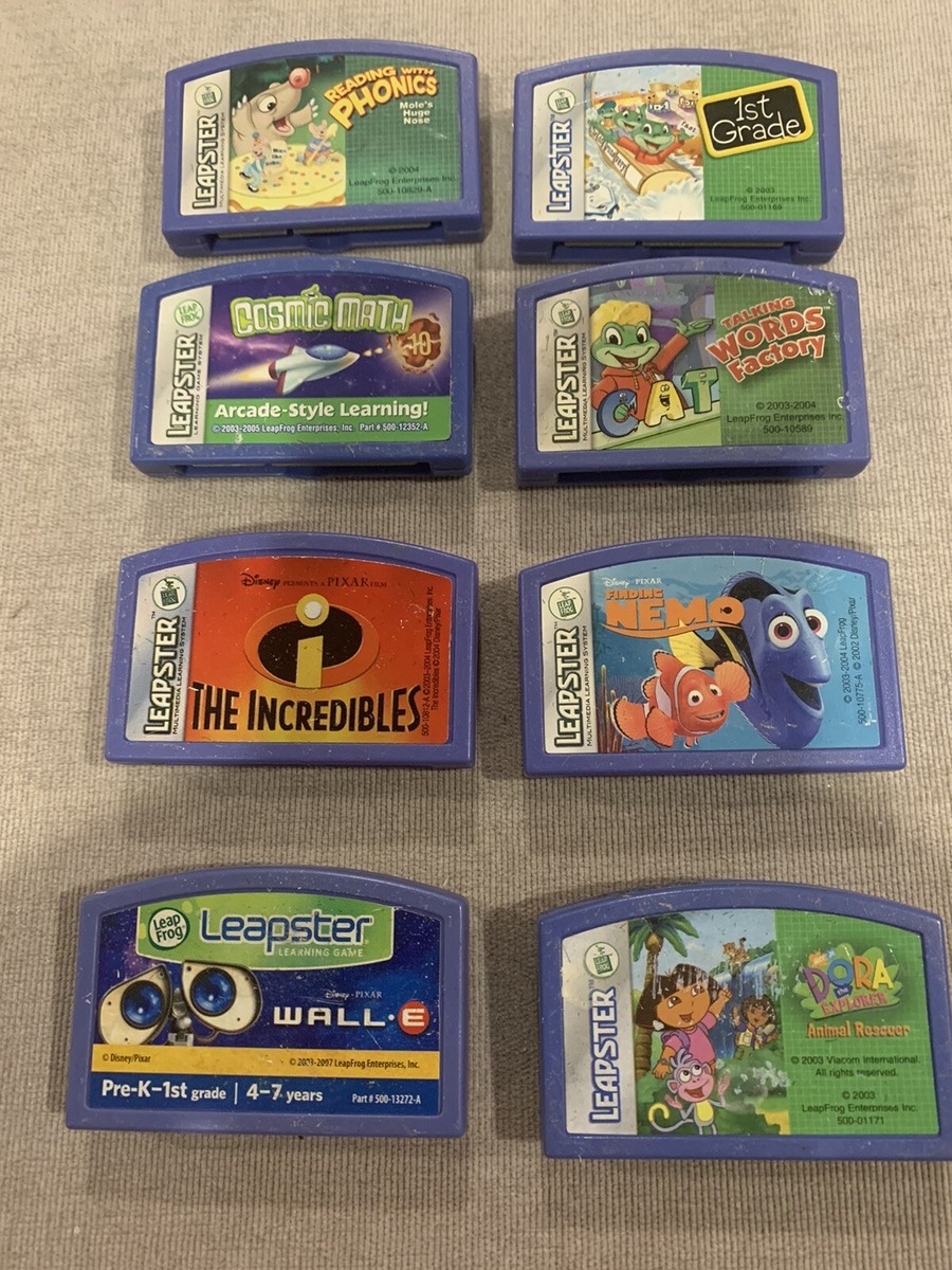 Leap Frog Leapster Game Cartridges - Phonics Kids - Nemo