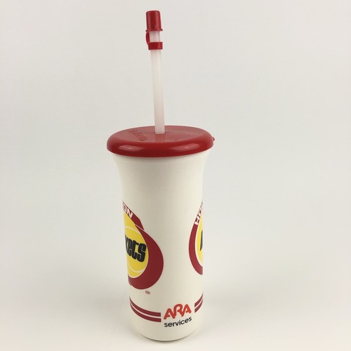 Houston Rockets Cup Straw Lid Plastic Whirley Made USA Soda Vintage Retro Logo - Picture 4 of 8