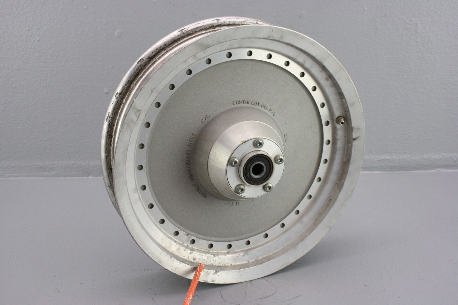 2001 Harley Softail Fatboy 16 x 3.00" SOLID Front Wheel Rim 3/4" Bearings 3609 eBay