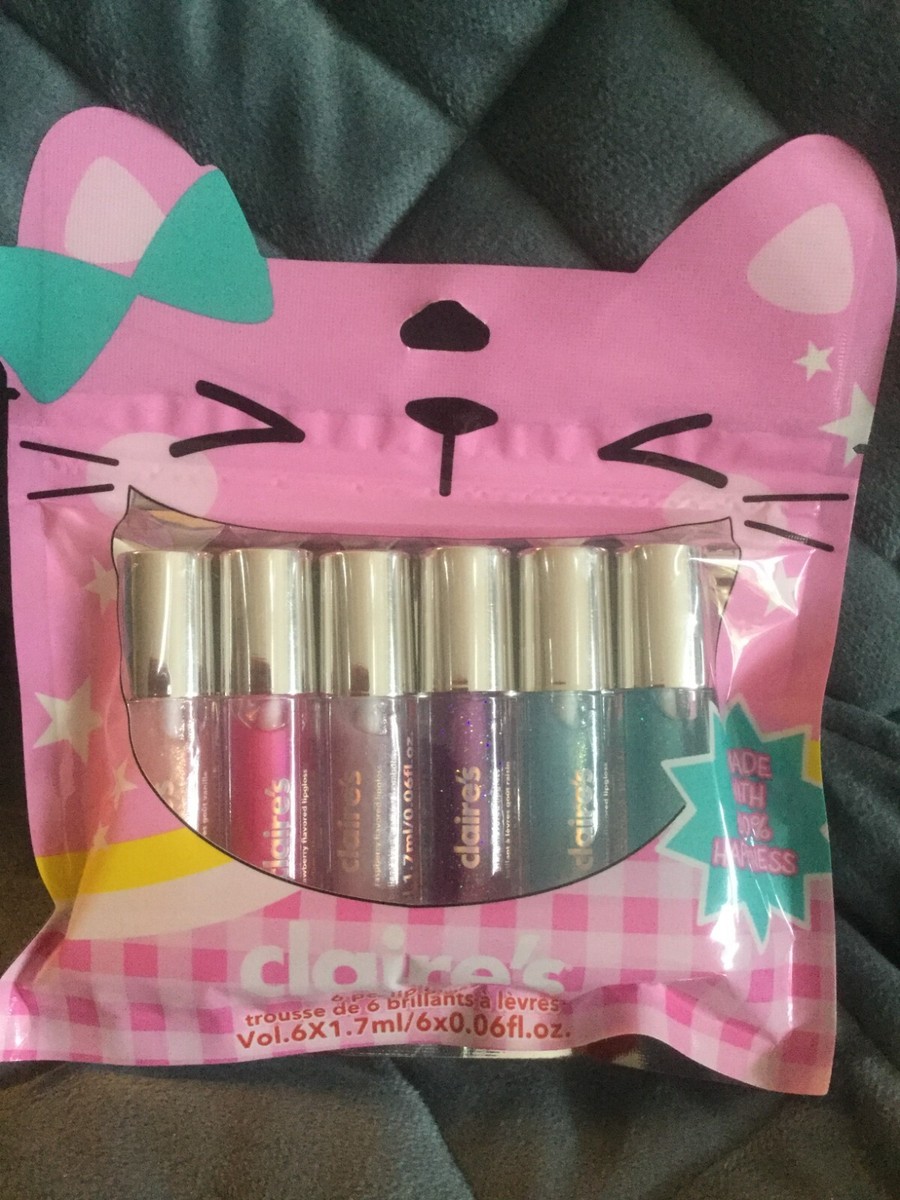 CLAIRE'S 6 PC KIDS LIP GLOSS SET - NEW IN PACKAGE | eBay