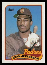 Stan Jefferson 1989 Topps #689 San Diego Padres Baseball Card