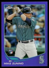 Mike Zunino 2013 Topps Chrome Purple Refractors #39 - Seattle Mariners
