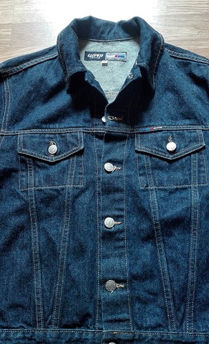 WAMPUM WPM GIUBBOTTO JEANS UOMO TAGLIA M COTONE - Foto 2 di 5