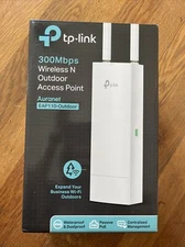 TP-Link EAP110-Outdoor 2.4GHz 300Mbps Outdoor Wireless Access Point, Passive PoE
