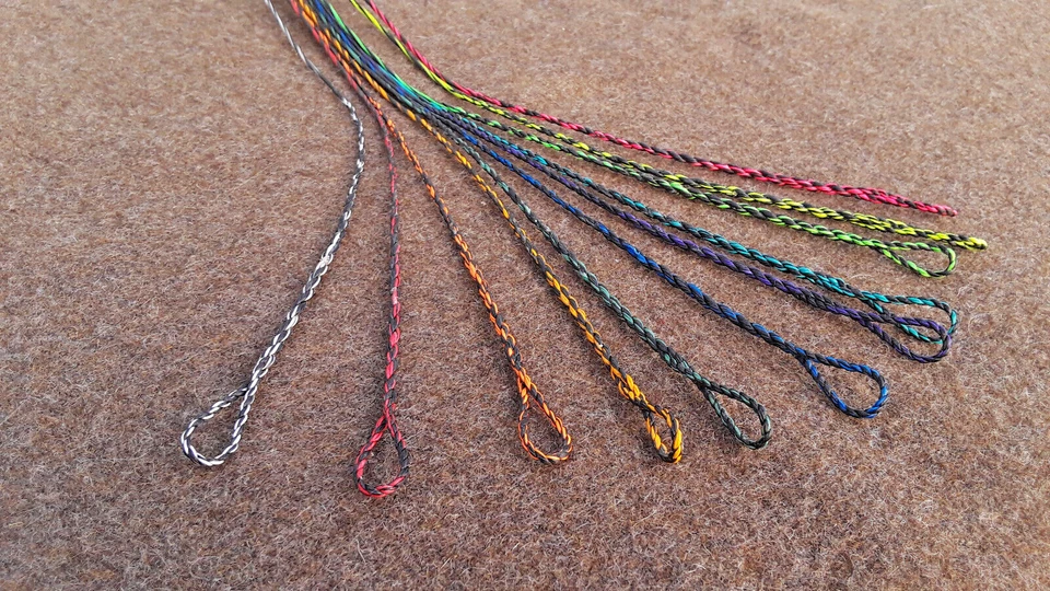 Flemish Twist Bow String - D97/"Fast Flight" - Color Streaked - All Colors - Image 2 of 4