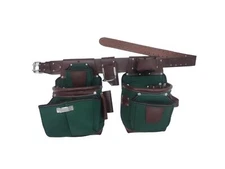20-232 100% Leather Tool Belt, Bag, Carpenter, Construction, Framers, Handyma...