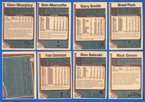 1977-78 OPC 77-78 O PEE CHEE NHL HOCKEY CARD ERROR & VARIATION 133-264 SEE LIST - Picture 199 of 275