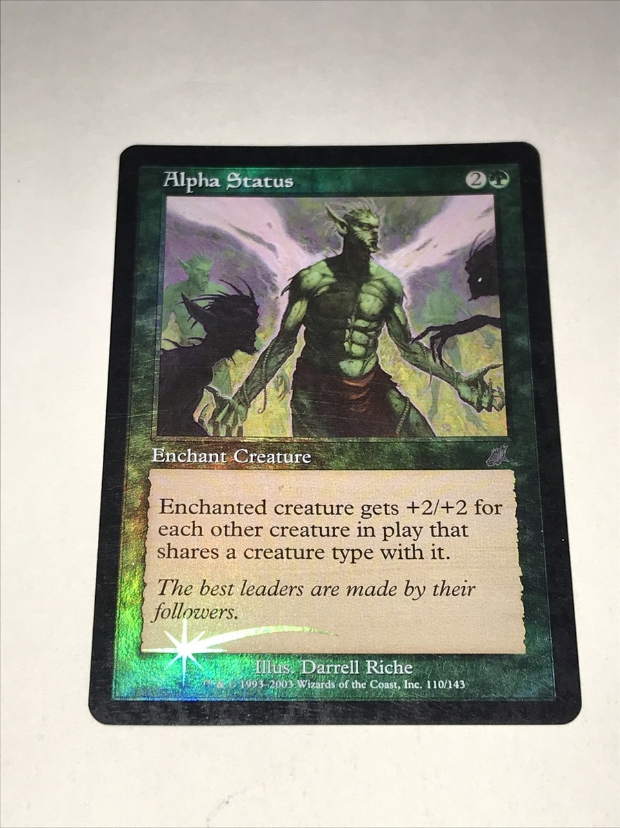 Magic the Gathering Alpha Status FOIL Card | eBay