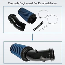  Cold Air Intake Pipe Kit w/ Oiled Filter For 11-16 Ford 6.7L Powerstroke Diesel