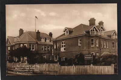 Postkarte Bournemouth Dorset das keltische Privathotel in Southbourne von Burrow