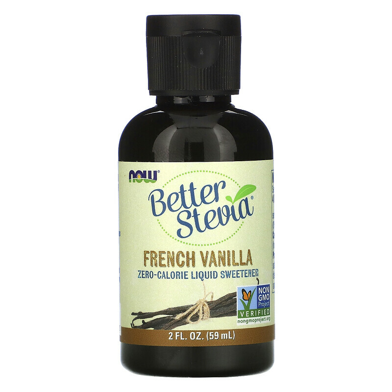 Now Foods, Better Stevia, Zero-Calorie Liquid Sweetener, French Vanilla, 2 fl oz