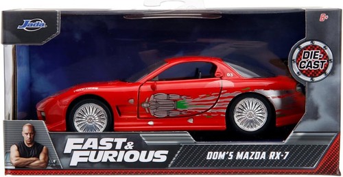 Kyosho Jada 1/32 The Fast and the Furious Mazda RX-7 1995 Red/Graphics JADA98377 - Picture 10 of 24
