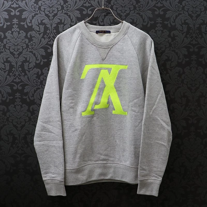 Louis Vuitton LOUIS VUITTON Upside Down LOGO Sweatshirt Neon