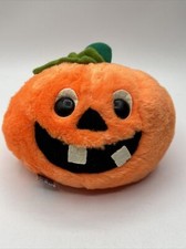 Dakin "Pumpkin Head" Plush Bean Bags 1982 with Tags 7" Halloween Stuffed Decor