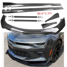 Carbon Fiber Front Bumper Lip Spoiler Splitters Body Kit For Camaro Ss 16-21 Ls Carbon Fiber Front Bumper Lip Spoiler Splitters Body Kit For Camaro Ss 16-21 Ls