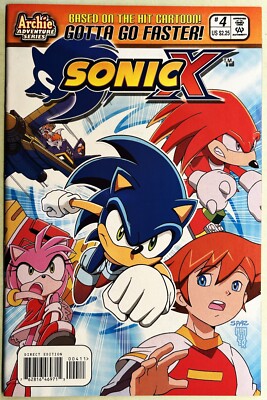 SONIC X HEDGEHOG Comic Book #4 February 2006 First Edition Bagged & Boarded NEW