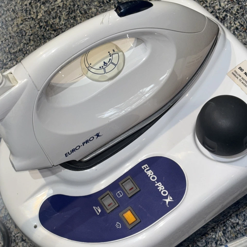 Euro-Pro X EP8001 Steam Professional Garment Fabric Ironing System Iron Press - Image 2 of 4