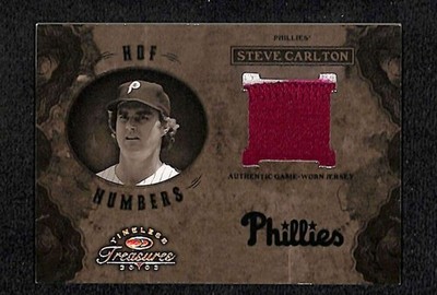 2003 Donruss Timeless Treasures Steve Carlton Numbers Patch 40/40 RP183