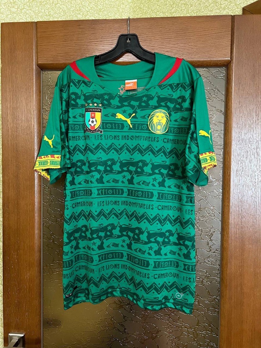 Cameroon 2014 2016 Home Puma Football Shirt Soccer Jersey Size L