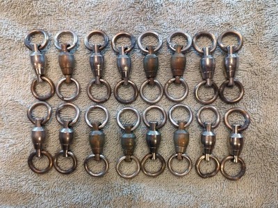 SAMPO BALL-BEARING Swivels No. 6 500# Test Welded Loop (Qty 16) Pre-owned 
