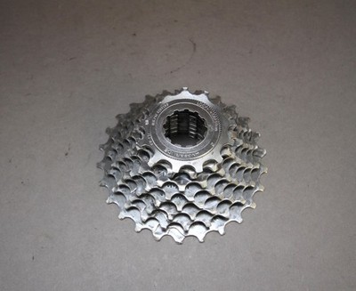 Shimano HyperGlide Kassette / 8 Sp / 13 - 26 T /  1990s / HG Lockring
