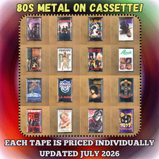 BUILD UR OWN CASSETTE LOT ALL TAPES PRICED $5...