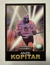 ANZE KOPITAR 2024-25 Credentials PRO VISION Case Hit # 8 of 9 SSP UD Upper Deck