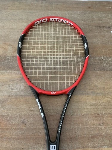 Wilson Pro Staff 97 (16 x 19)  v.10 Tennis Racquet Grip-4 1/2  “VERY GOOD”