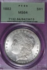 1882 PCGS MS64 MORGAN SILVER DOLLAR #B52363