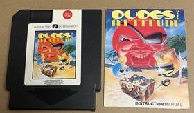 DUDES WITH ATTITUDE Game complete with Box & Manual Nintendo NES