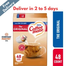 Nestle Coffee Mate, The Original Liquid Coffee Creamer Singles,9 fl oz, 48 Count