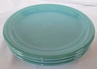 Homer Laughlin Fiesta Ware Turquoise Salad/Bread Plates ~ Set Of 3