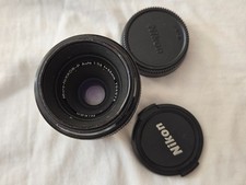 Nikon Nikkor Micro 55mm f3.5 Non-AI Manual Lens 706xxx in User Condition