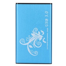 2.5in Enclosure, 4TB USB3.0 Enclosure Aluminium Alloy Enclosure Plug and Play...