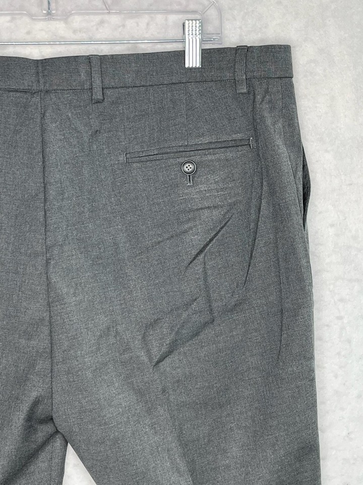 JOS A BANK Two-pleat Slacks, Men's Size 34 unclear gray type Vintage Second Hand