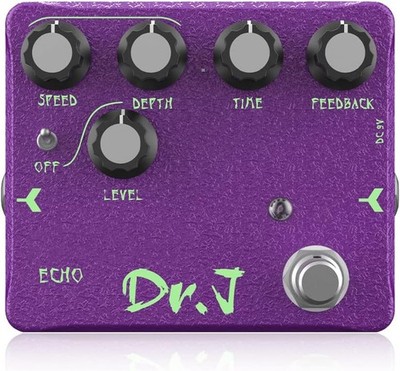 JOYO Delay Pedal Echoes Digital Multi with Modulation Echo Purple 