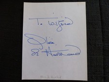 OLIVIA DE HAVILLAND signed Autogramm signiert auf 13x16 cm Zettel InPerson LOOK