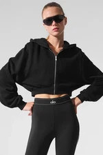 New AIo Yoga Women’s Sweet Escape Zip Up Hoodie Popular Black Size S M L