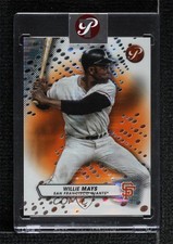 2023 Topps Pristine Orange Pulsar Refractor 11/25 Willie Mays #108 HOF 0d08